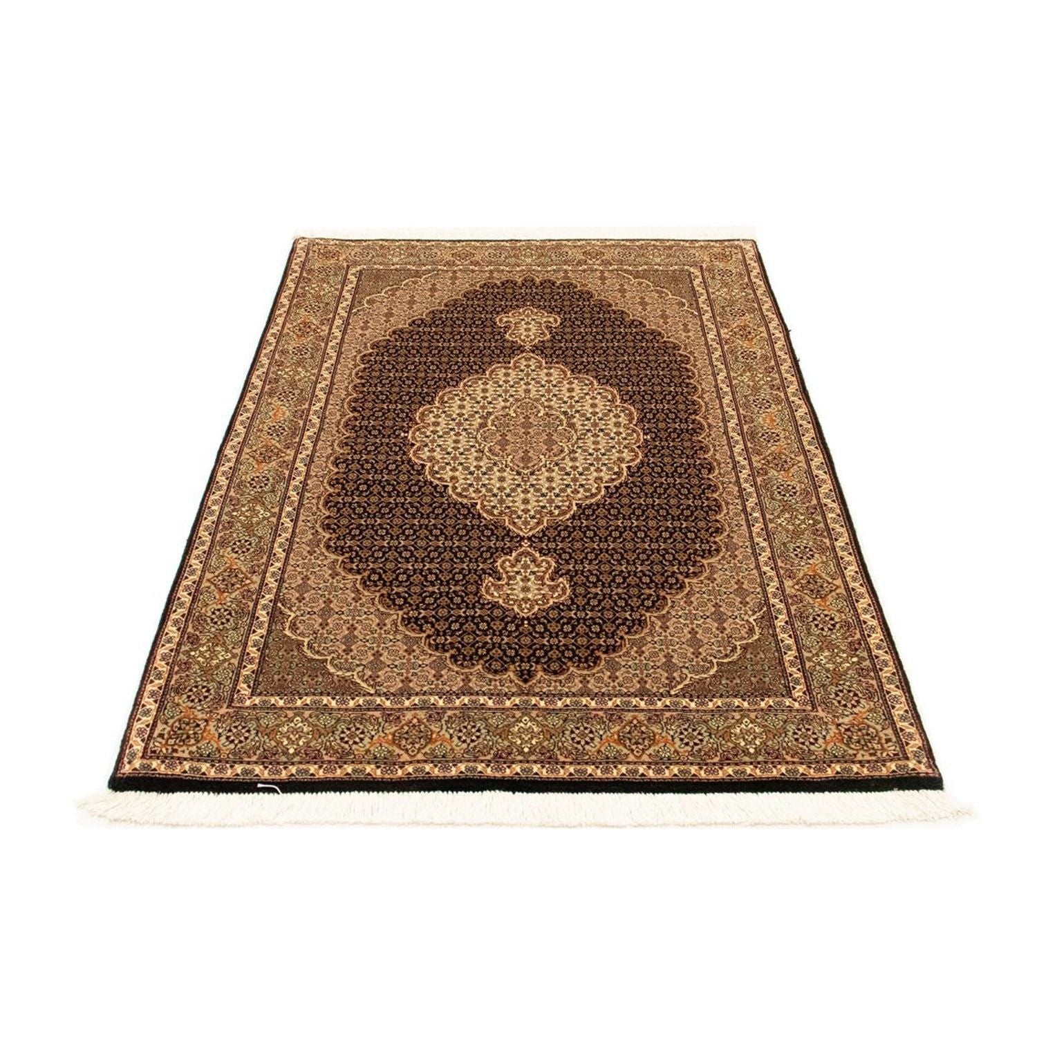 Alfombra Persa - Tabriz - Real - 148 x 102 cm - azul oscuro
