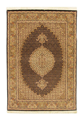 Alfombra Persa - Tabriz - Real - 148 x 101 cm - negro