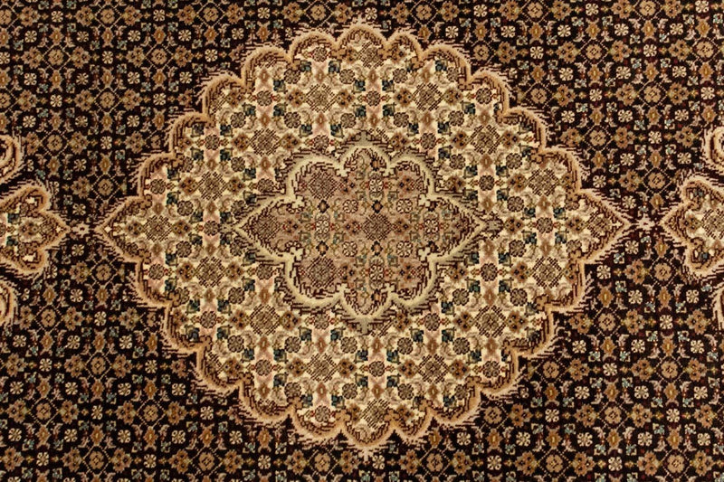 Alfombra Persa - Tabriz - Real - 148 x 101 cm - negro