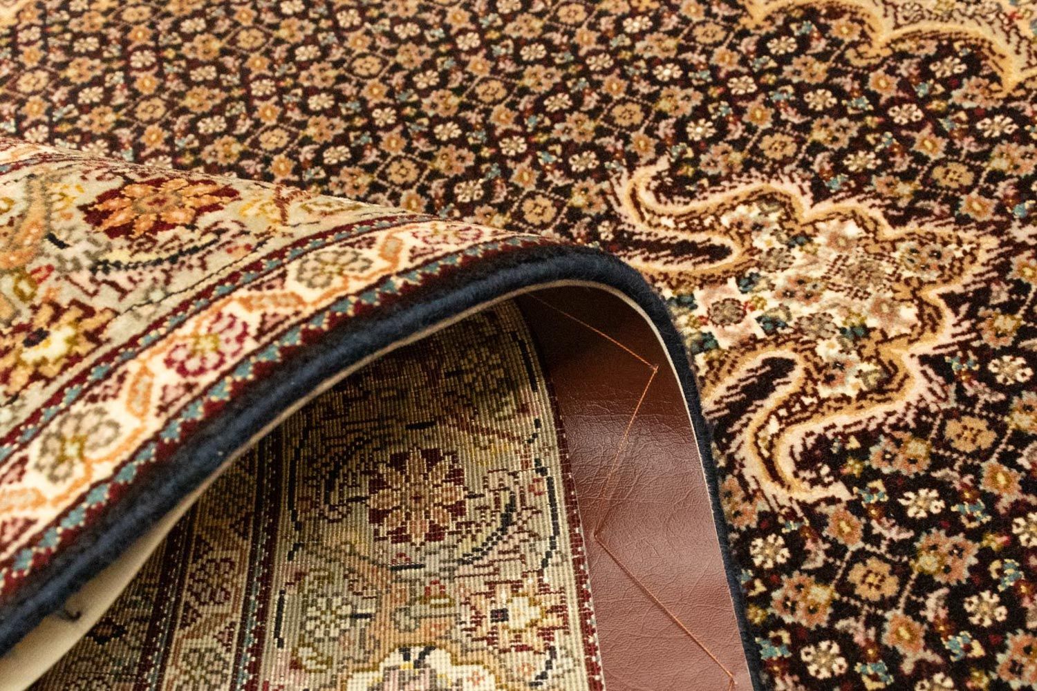 Alfombra Persa - Tabriz - Real - 148 x 101 cm - negro