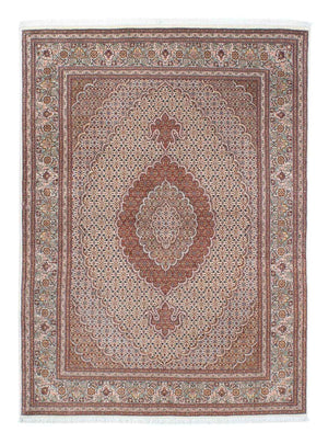 Alfombra persa - Tabriz - 202 x 150 cm - marrón claro