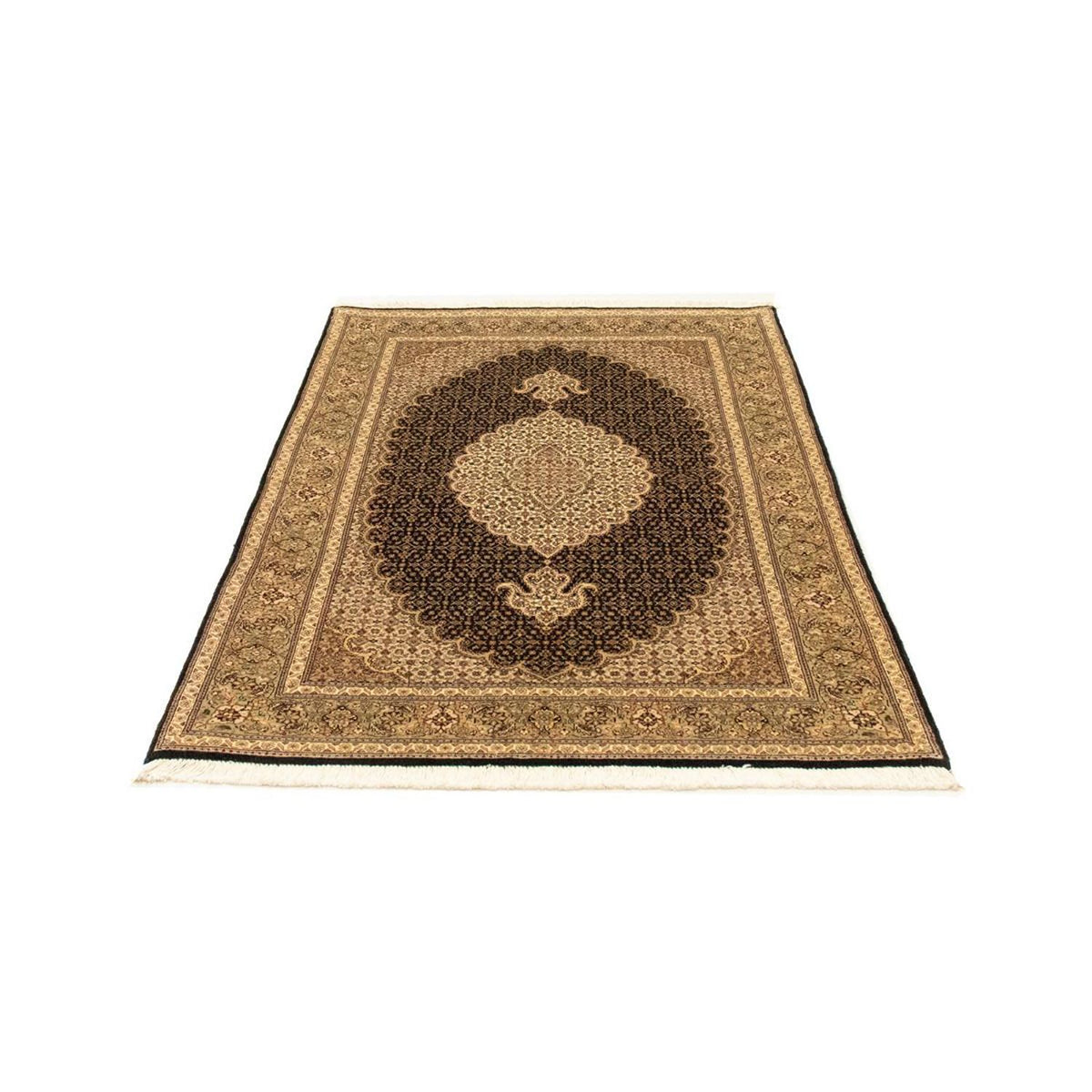 Alfombra Persa - Tabriz - Real - 156 x 102 cm - negro