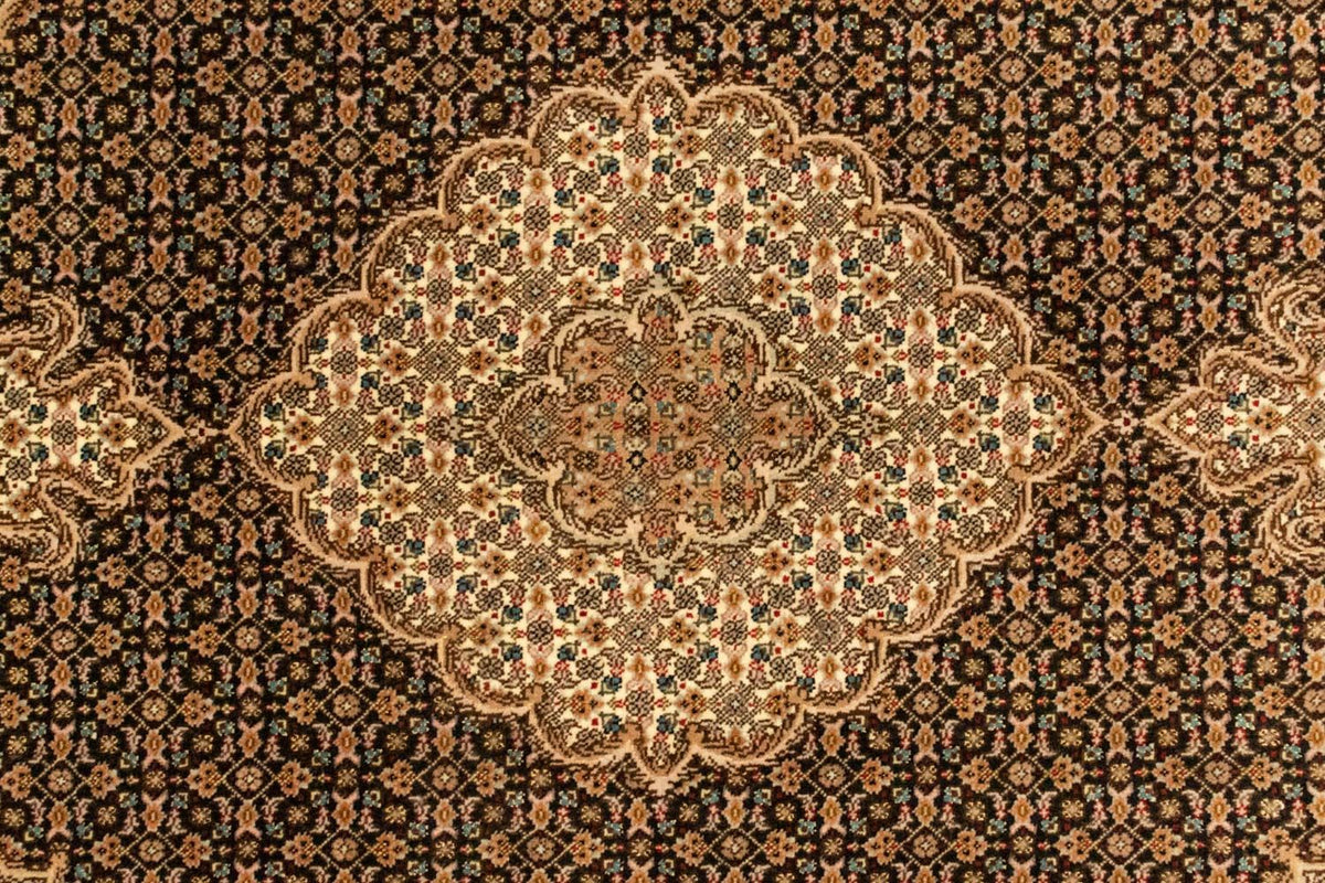 Alfombra persa - Tabriz - 147 x 99 cm - negro