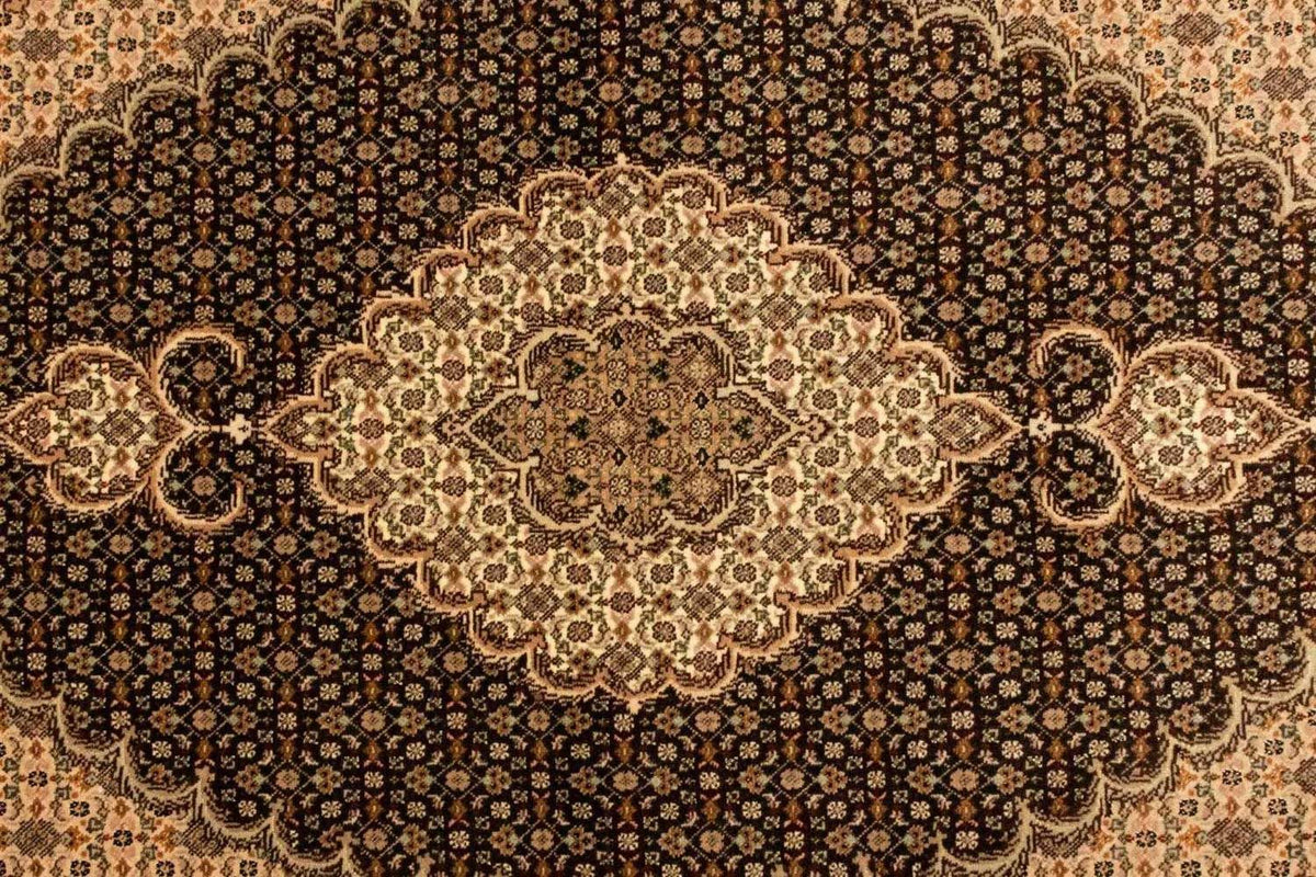 Alfombra Persa - Tabriz - Real - 156 x 100 cm - negro