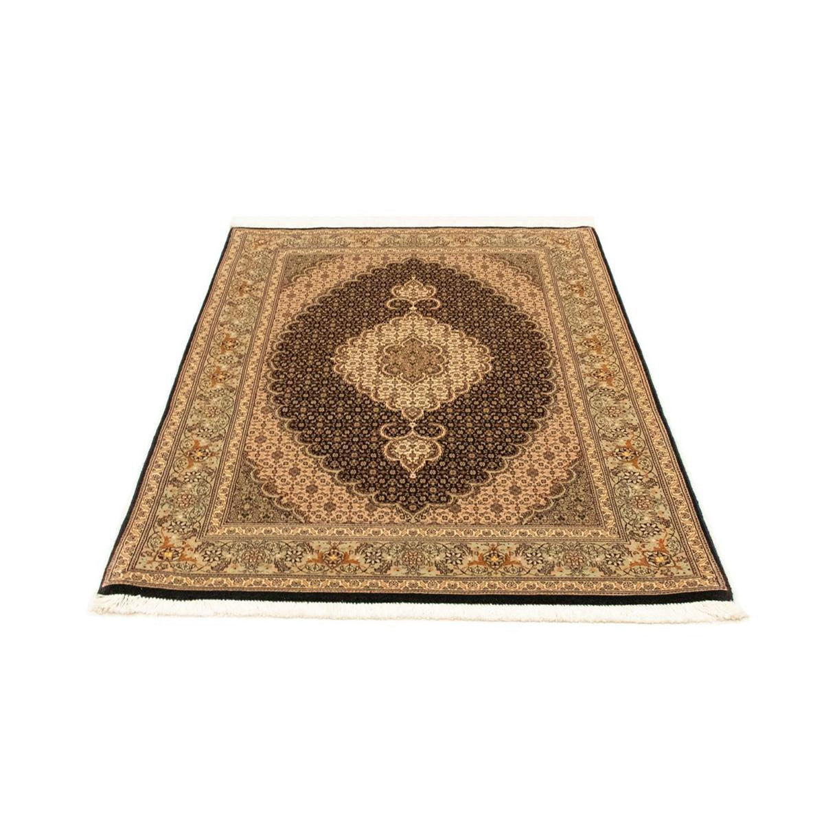 Alfombra Persa - Tabriz - Real - 156 x 100 cm - negro