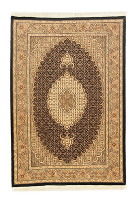 Alfombra Persa - Tabriz - Real - 152 x 100 cm - negro