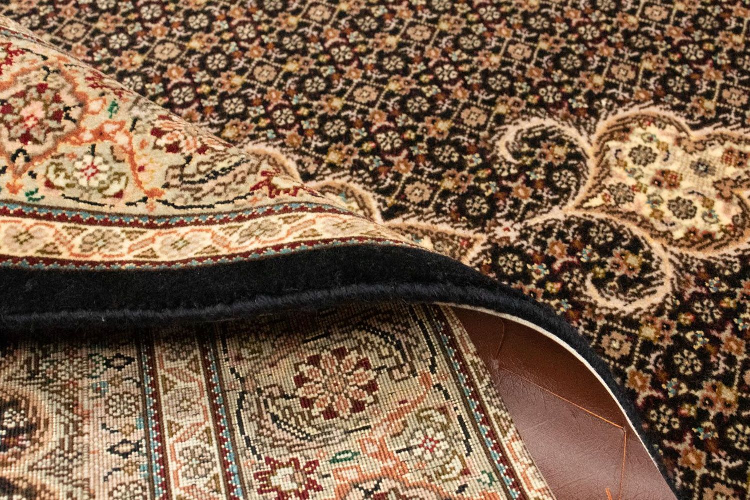 Alfombra Persa - Tabriz - Real - 152 x 100 cm - negro