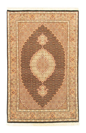Alfombra Persa - Tabriz - Real - 160 x 104 cm - negro