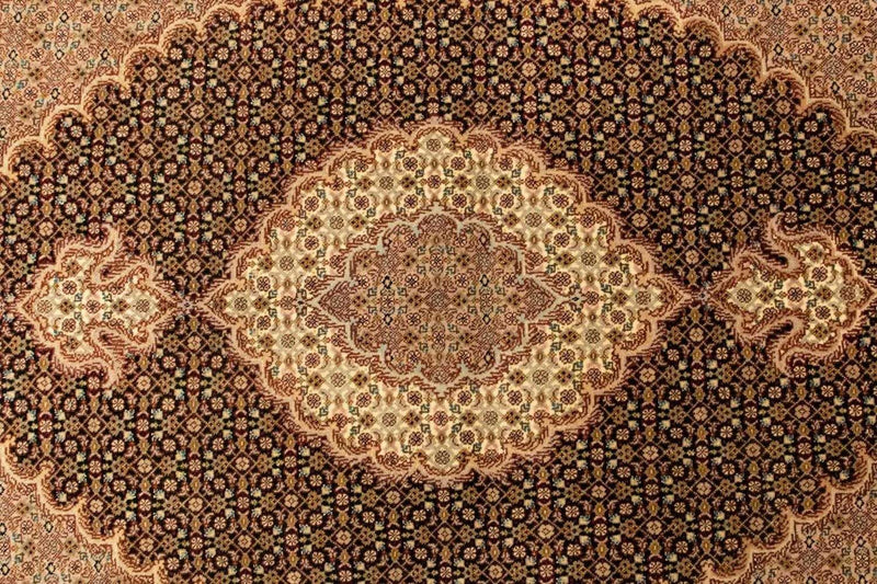 Alfombra Persa - Tabriz - Real - 160 x 104 cm - negro