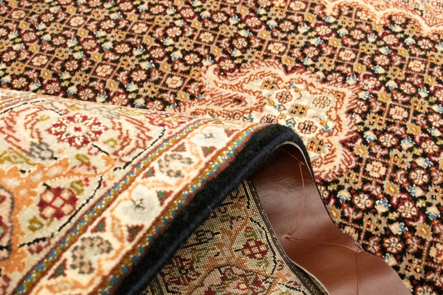Alfombra Persa - Tabriz - Real - 160 x 104 cm - negro