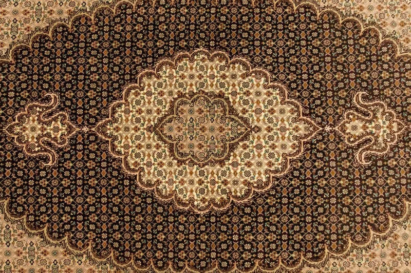 Alfombra Persa - Tabriz - Real - 157 x 102 cm - negro