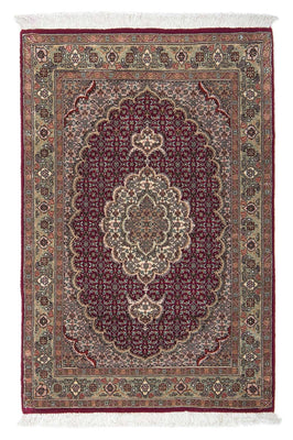 Alfombra Persa - Tabriz - Real - 95 x 61 cm - rojo oscuro