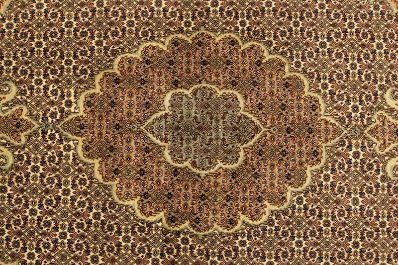 Alfombra Persa - Tabriz - Real - 158 x 105 cm - beige
