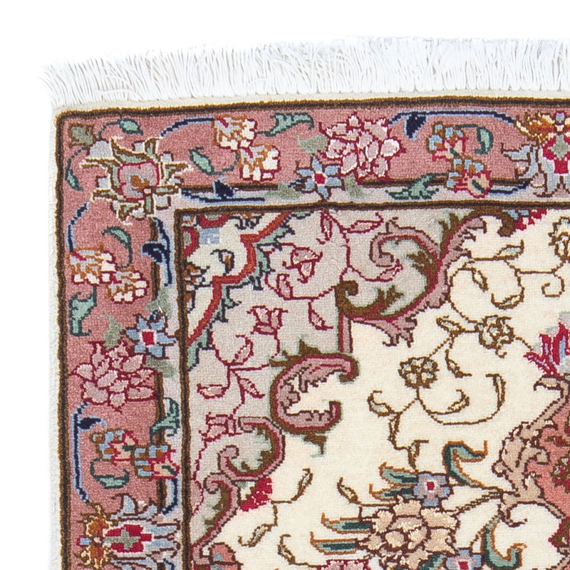 Alfombra Persa - Tabriz - Real - 83 x 56 cm - beige