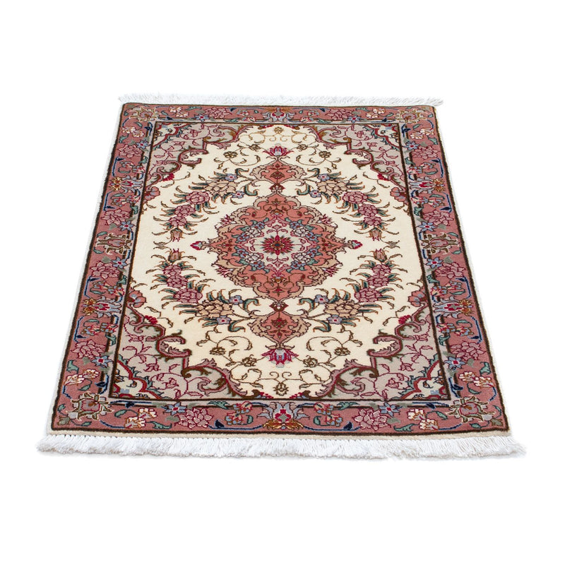 Alfombra Persa - Tabriz - Real - 83 x 56 cm - beige