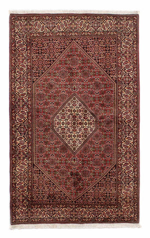 Alfombra persa - Bidjar - 235 x 140 cm - rojo claro