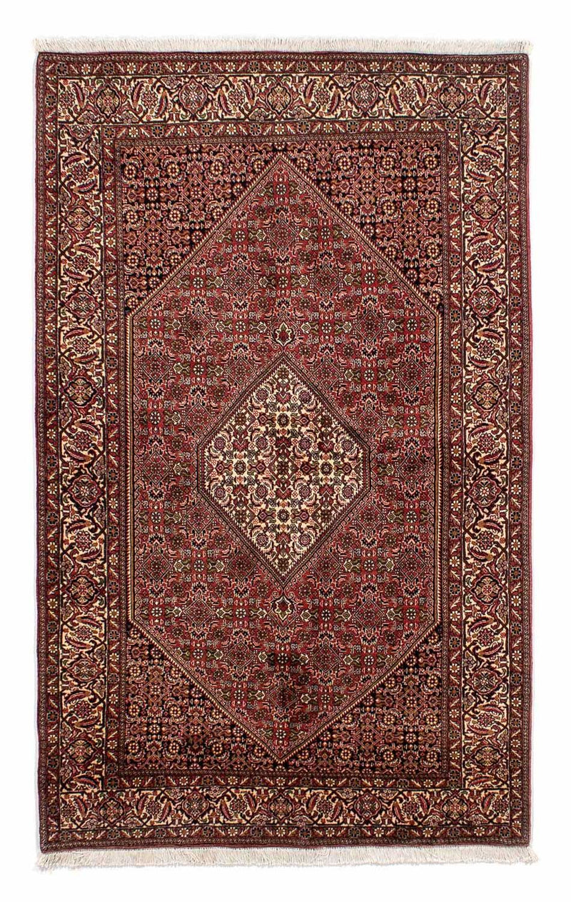 Alfombra persa - Bidjar - 235 x 140 cm - rojo claro