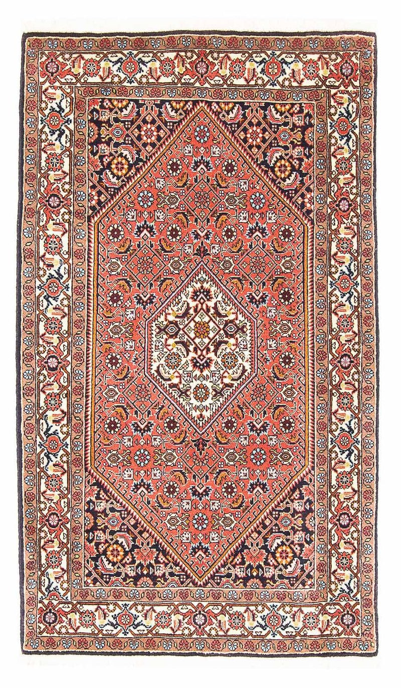 Alfombra persa - Bidjar - 150 x 81 cm - rojo claro