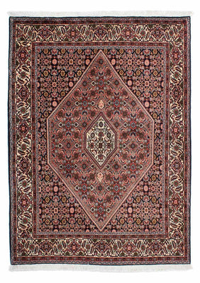 Alfombra persa - Bidjar - 200 x 141 cm - rojo