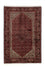 Alfombra persa - Bidjar - 198 x 136 cm - rojo oscuro