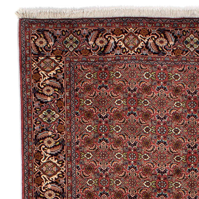 Alfombra persa - Bidjar - 246 x 170 cm - rojo oscuro