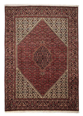 Alfombra persa - Bidjar - 290 x 197 cm - rojo oscuro