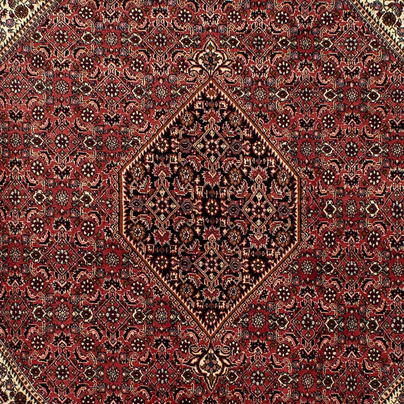 Alfombra persa - Bidjar - 290 x 197 cm - rojo oscuro