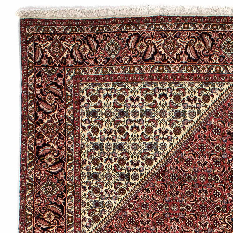 Alfombra persa - Bidjar - 290 x 197 cm - rojo oscuro