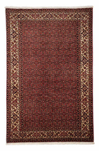 Alfombra persa - Bidjar - 297 x 197 cm - rojo oscuro
