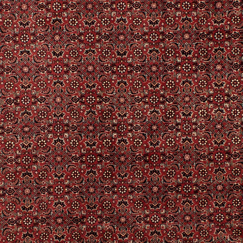 Alfombra persa - Bidjar - 297 x 197 cm - rojo oscuro