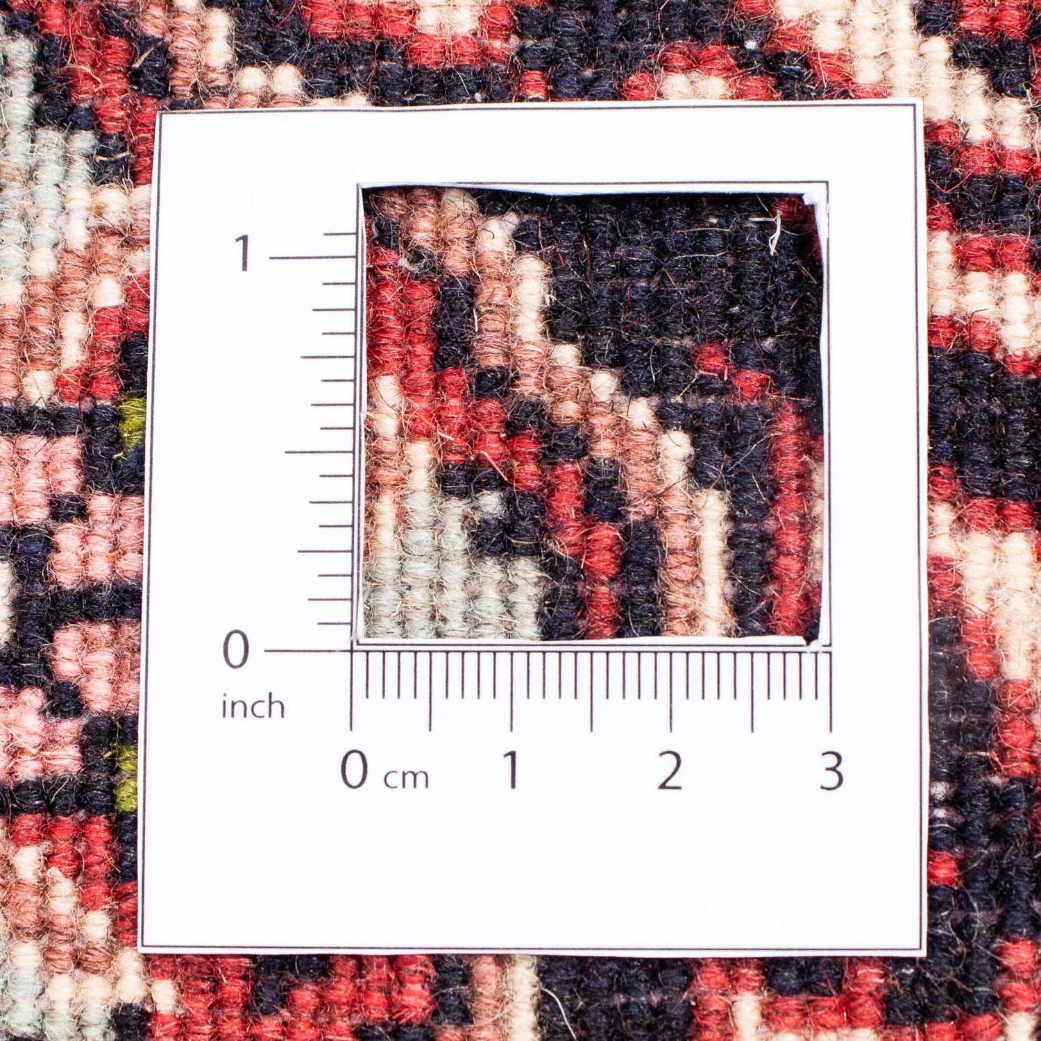 Alfombra persa - Bidjar - 297 x 197 cm - rojo oscuro