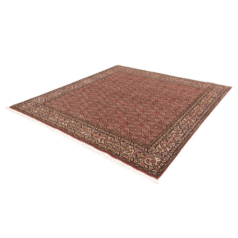 Alfombra persa - Bidjar cuadrado  - 200 x 195 cm - rojo claro