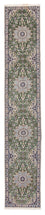 Alfombra de pasillo Alfombra Persa - Nain - Real - 410 x 62 cm - verde