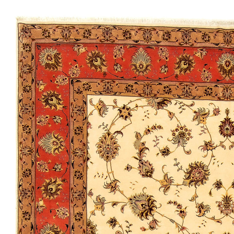 Alfombra Persa - Tabriz - Real - 368 x 250 cm - beige