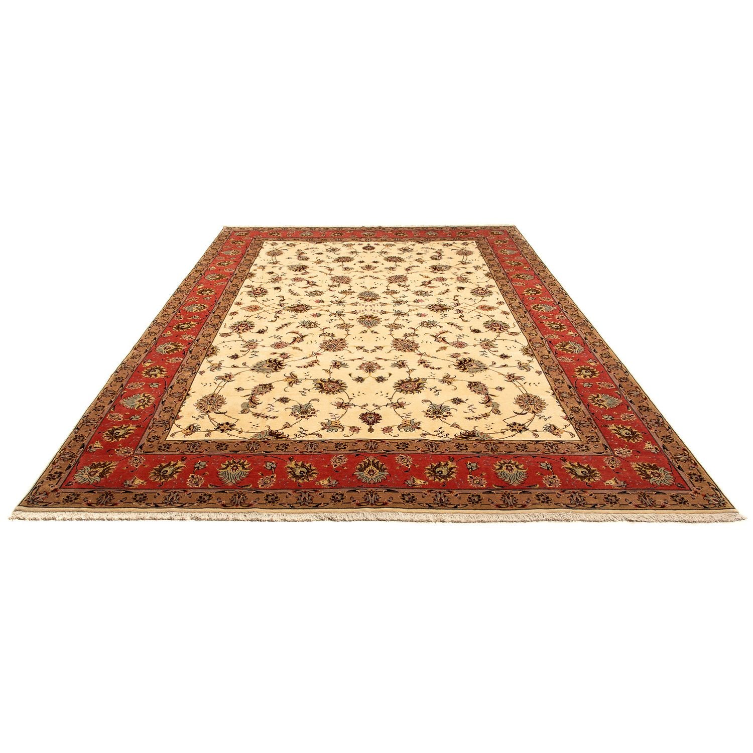 Alfombra Persa - Tabriz - Real - 368 x 250 cm - beige