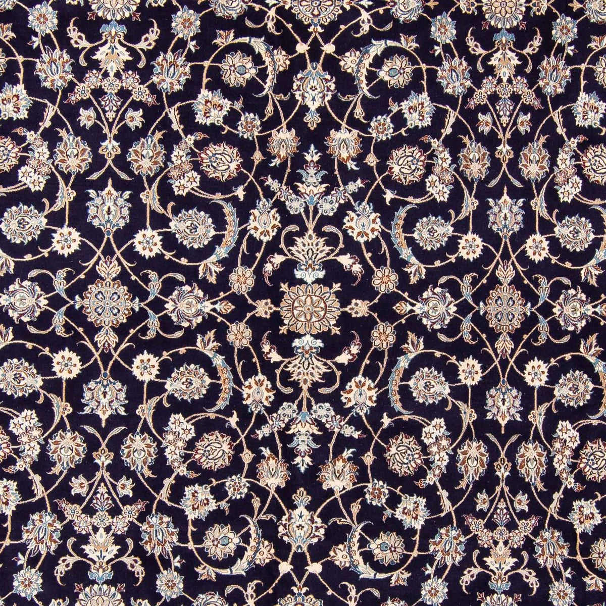 Alfombra Persa - Nain - Prima - 430 x 310 cm - azul oscuro
