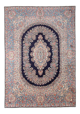 Alfombra persa - Real - 398 x 292 cm - azul oscuro