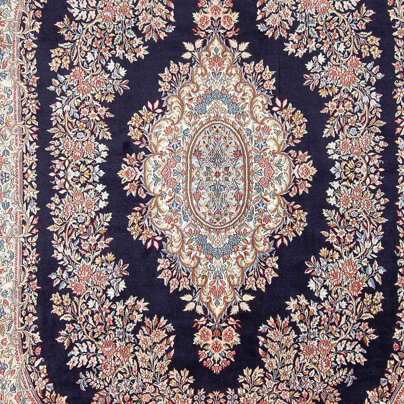 Alfombra persa - Real - 398 x 292 cm - azul oscuro