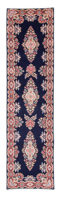 Alfombra de pasillo Alfombra persa - Real - 407 x 96 cm - azul oscuro