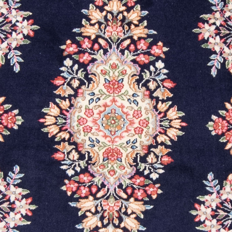 Alfombra de pasillo Alfombra persa - Real - 407 x 96 cm - azul oscuro