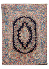 Alfombra persa - Real - 400 x 294 cm - azul oscuro
