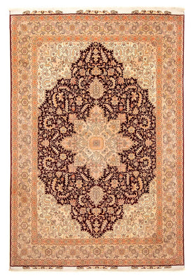 Alfombra Persa - Tabriz - Real - 356 x 250 cm - marrón claro