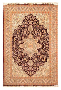 Alfombra Persa - Tabriz - Real - 356 x 250 cm - marrón claro
