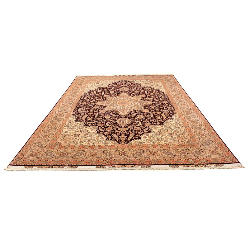 Alfombra Persa - Tabriz - Real - 356 x 250 cm - marrón claro