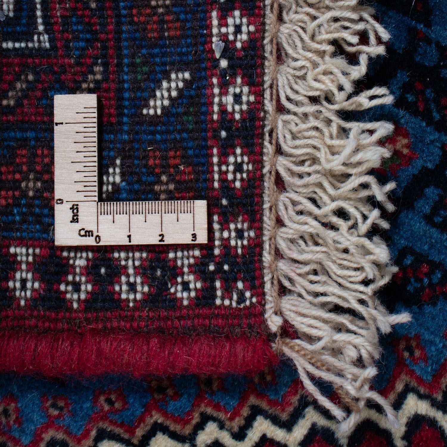Alfombra persa - Nómada - 298 x 204 cm - rojo oscuro
