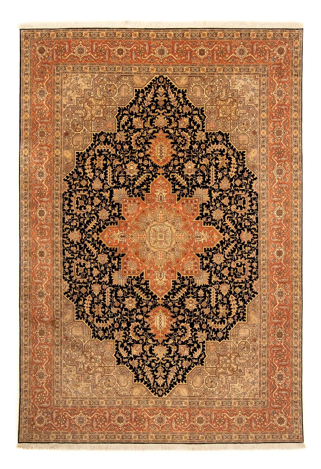 Alfombra Persa - Tabriz - Real - 348 x 248 cm - marrón claro