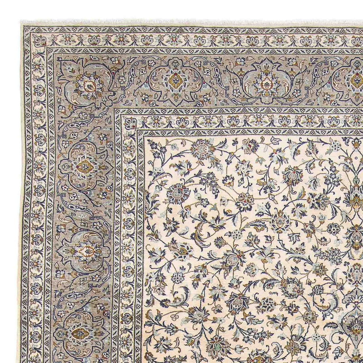 Alfombra persa - Keshan - 400 x 300 cm - beige