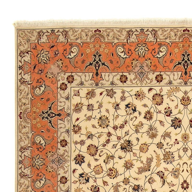 Alfombra Persa - Tabriz - Real - 370 x 250 cm - beige