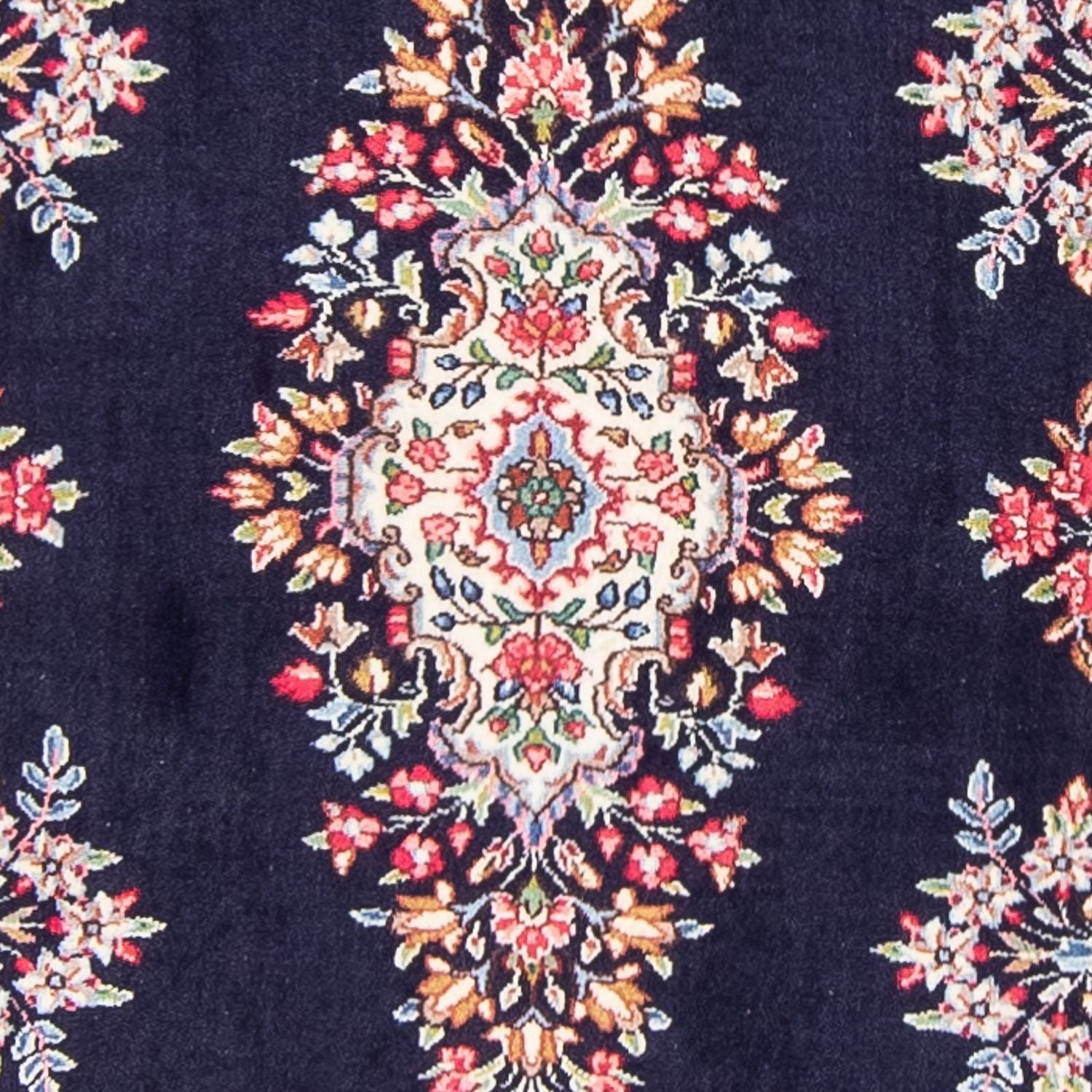Alfombra de pasillo Alfombra persa - Real - 370 x 98 cm - azul oscuro