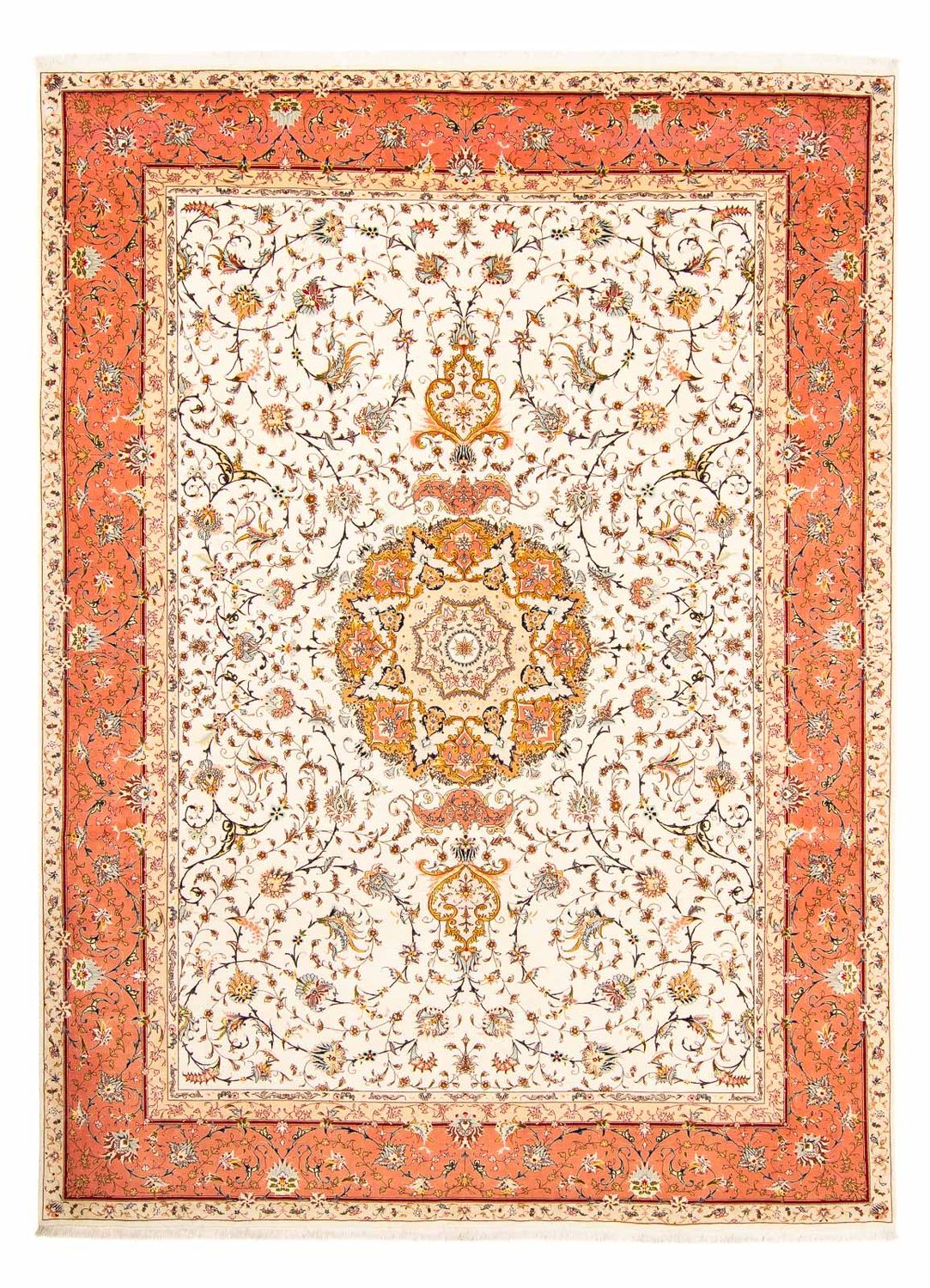Alfombra Persa - Tabriz - Real - 403 x 298 cm - beige